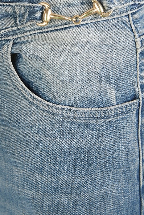 MID HIGH WAIST MIDCALF LARGE DENIM 3