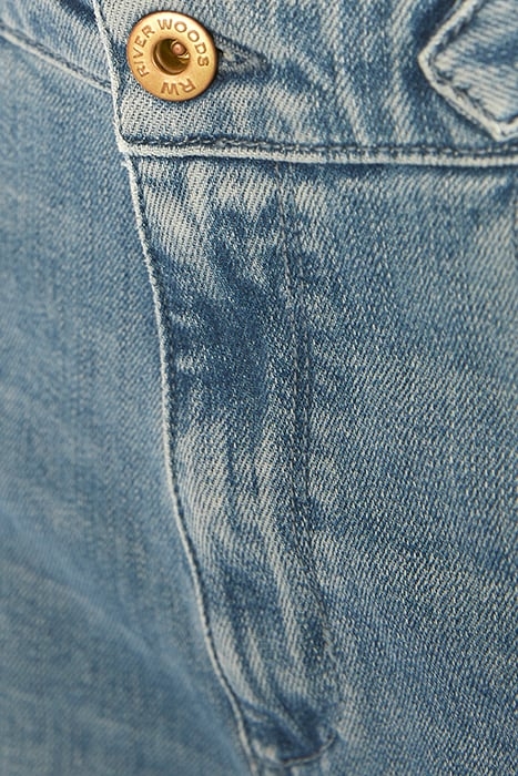 MID HIGH WAIST MIDCALF LARGE DENIM 4