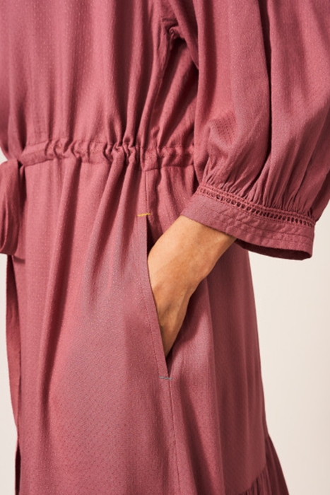 AGNES EMBROIDERED MINI DRESS PINK 3