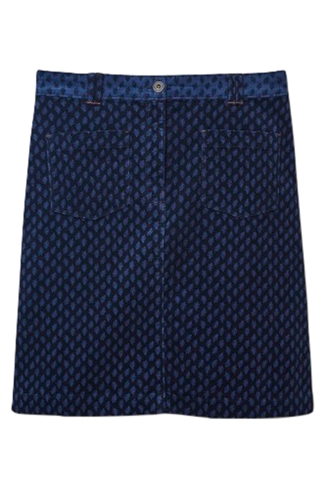 MELODY  CORD SKIRT BLUE 1