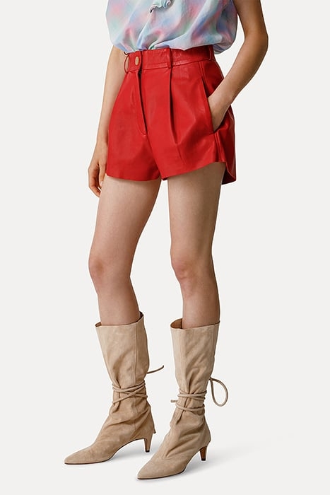 NAPPA LEATHER SHORTS LIPS 2