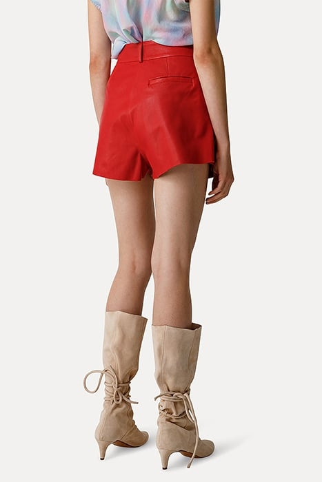 NAPPA LEATHER SHORTS LIPS 3