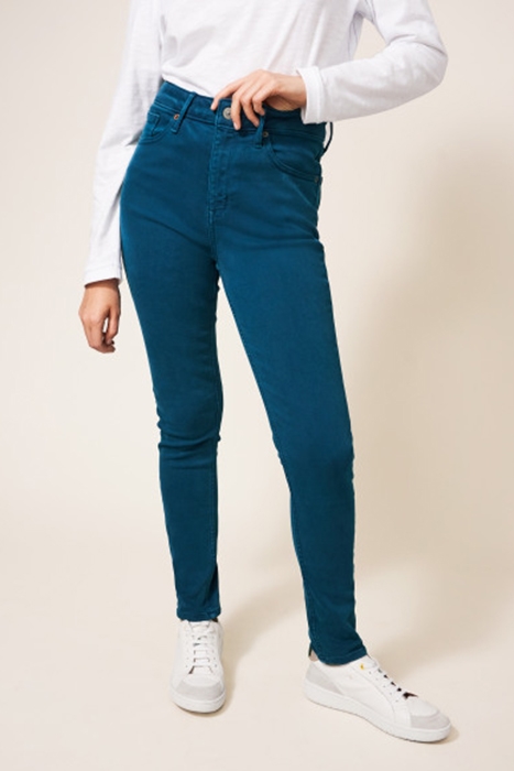 AMELIA SKINNY JEAN DARK TEAL 2