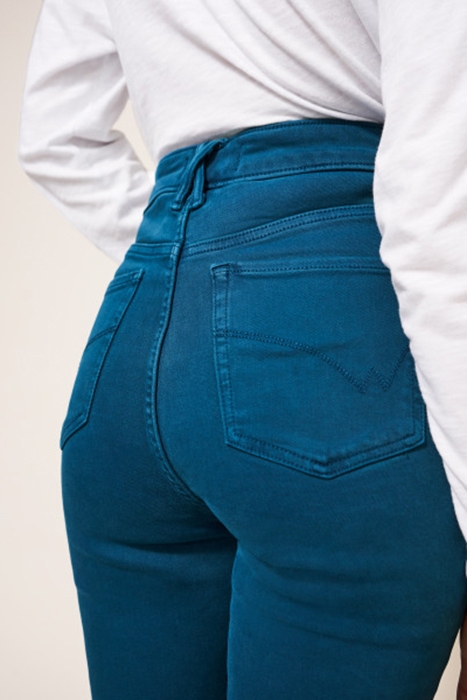 AMELIA SKINNY JEAN DARK TEAL 4