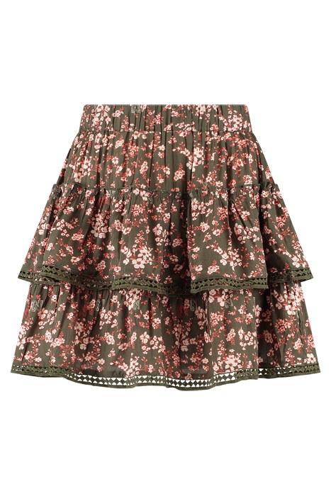 TAPE FLOWER SKIRT ARMY 1
