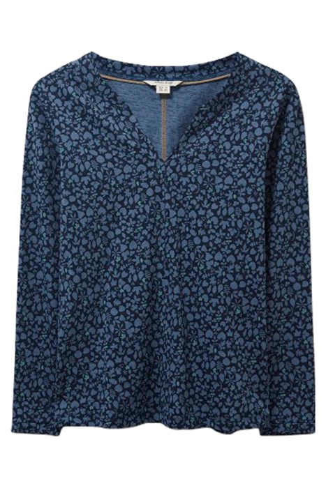 LONG SLEEVE NELLY TEE NAVY MULTI 1