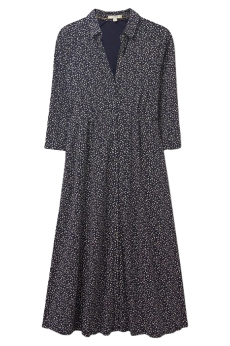 CARMEN JERSEY SHIRT DRESS NAVY MULTI 1