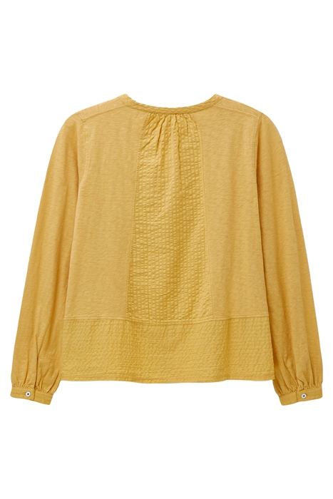 WOODLAND BUTTON THROUGH TOP MID YELLOW 2