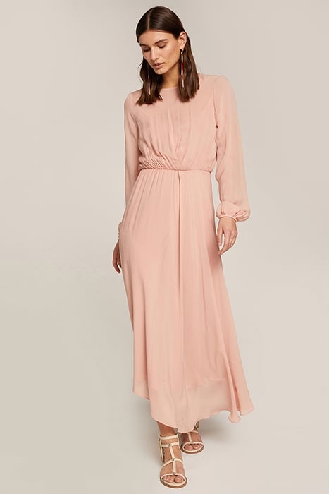 LONG GEORGETTE DRESS ROSE 4