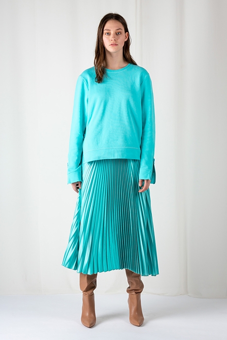 FRINGE SKIRT AQUA 1