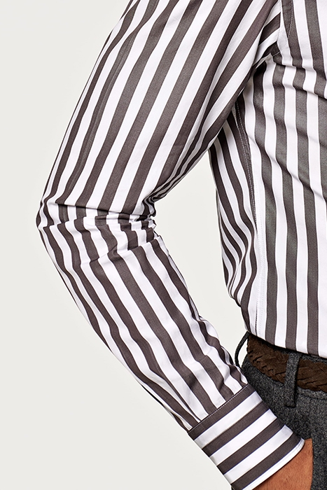 BROWN STRIPED SHIRT 4