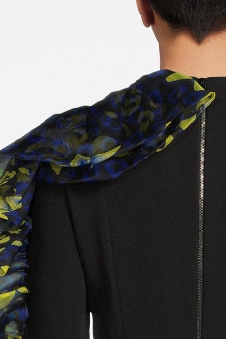 WOMEN‘S SIDE VOLANT OVERALL BLACK 5