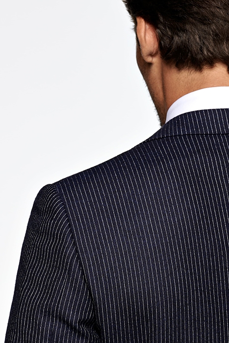 NAVY STRIPED LAZIO SUIT 8