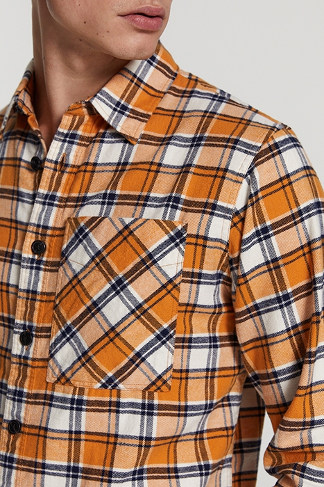 MEN CHECK SHIRT LUKE ANTIQUE YELLOW 6