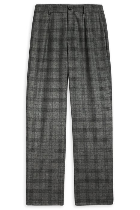 HOPDART FRANKLIN FIT CHECK TROUSER GREY 4