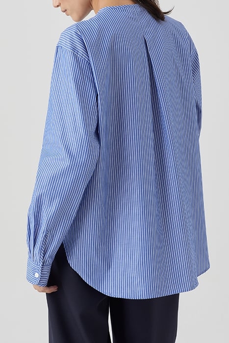 COLLARLESS BLOUSE GALAXY BLUE 2