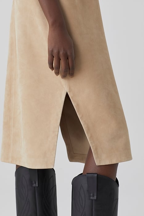 SHIFT DRESS TAN 4