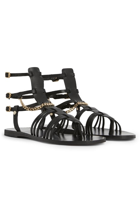 GELDA FLAT SANDAL BLACK 3