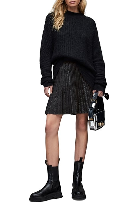 PHIA SNAKE SKIRT BLACK 4