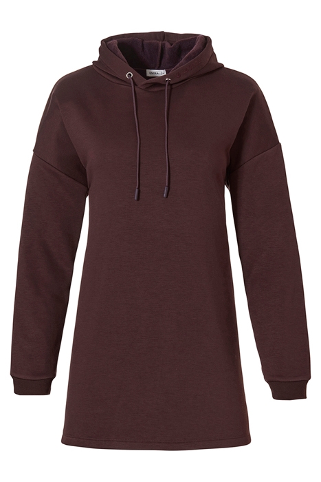 LW OVER HOODIE/SWEATER LENA RELAX LOUNG AUBERGINE 1