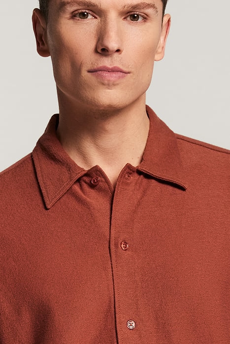 ALEC SHORTSLEEVE SHIRT CHAI BROWN 6