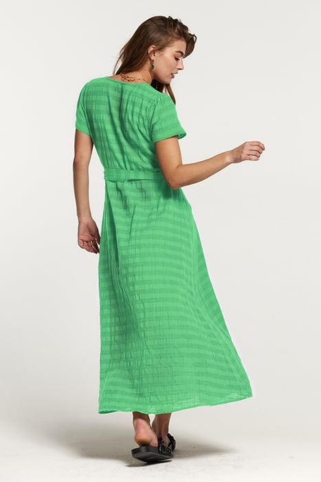 BRAZIL DRESS TASMANIA STRIPE FRESH GREEN 2