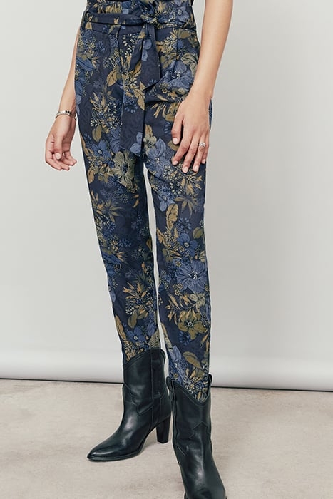 FLORAL PRINT HIGH-WAIST JOGGERS 1