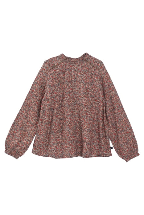 GIRLS’ NAVY MICRO-FLOWER PRINT BLOUSE NAVY 1