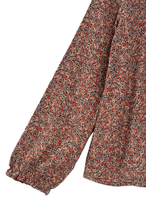 GIRLS’ NAVY MICRO-FLOWER PRINT BLOUSE NAVY 3