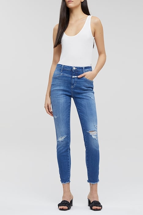 CLOSED WOMEN SKINNY PUSHER JEANS MID BLUE 3