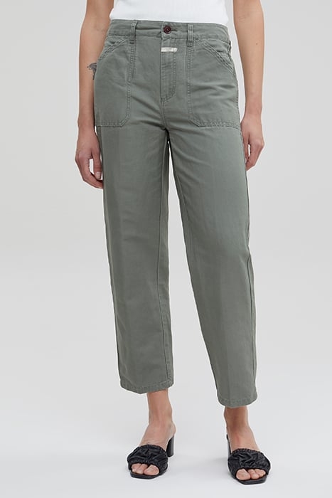 CLOSED WOMEN ABE PANTS OLIVE GREEN 1