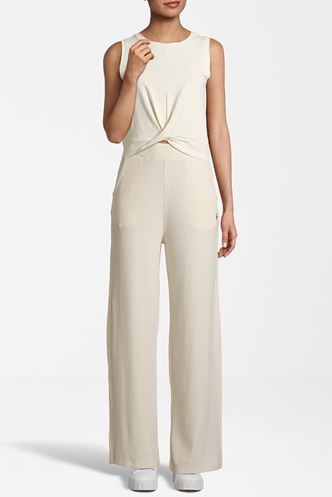 CAMAIORE HIGH WAIST PANTS ANTIQUE WHITE 4