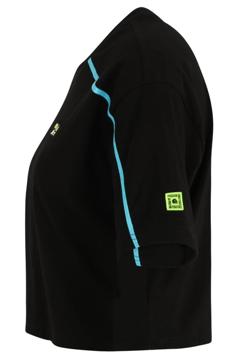 C61 OVERSIZED CROPPED TEE BLACK 3