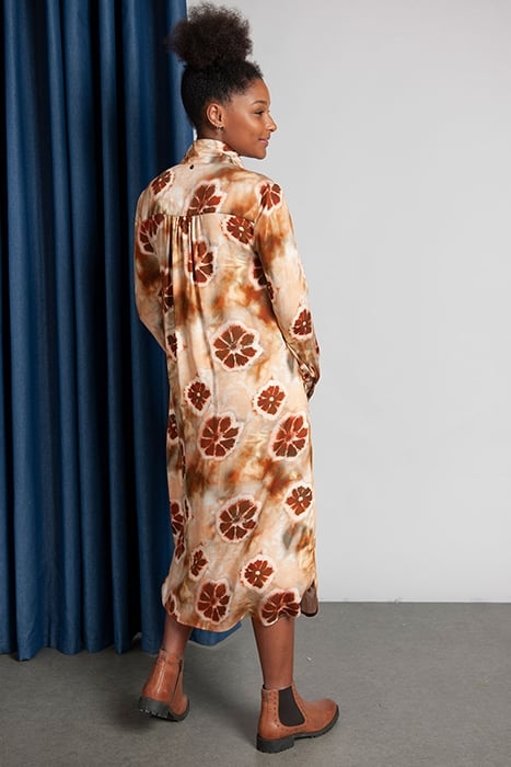 MAXI COLLAR DRESS MULTI 3