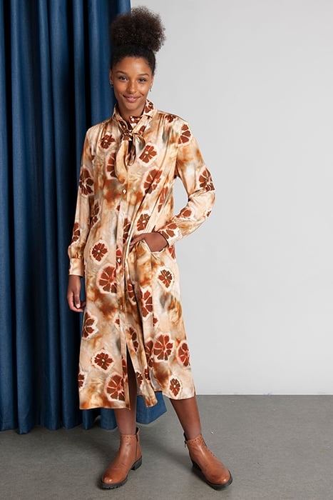 MAXI COLLAR DRESS MULTI 2