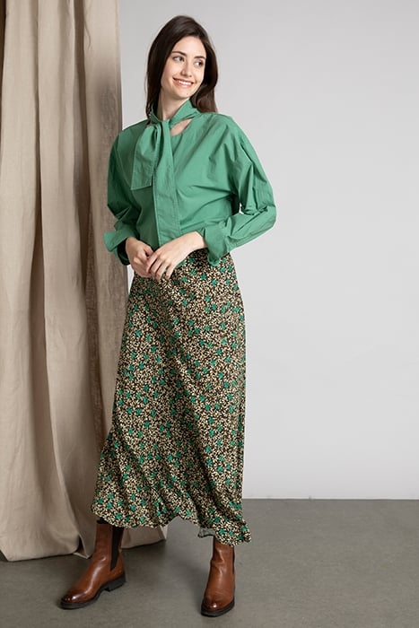 SHIRT SHAWLCOLLAR LS GREEN 2