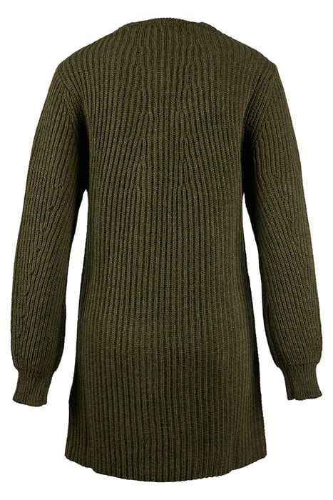 V-NECK LONG CARDI LS GREEN 5