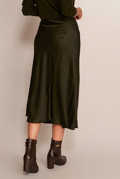 GREEN MIDI SKIRT 3