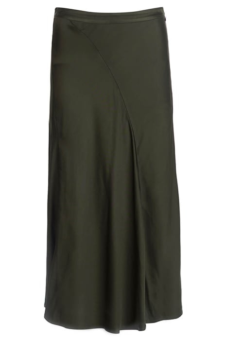 GREEN MIDI SKIRT 1