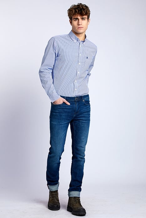 SF LS BTN DWN BROOKLYN SHIRT BLUE 4