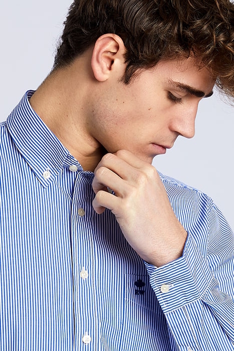 SF LS BTN DWN BROOKLYN SHIRT BLUE 5