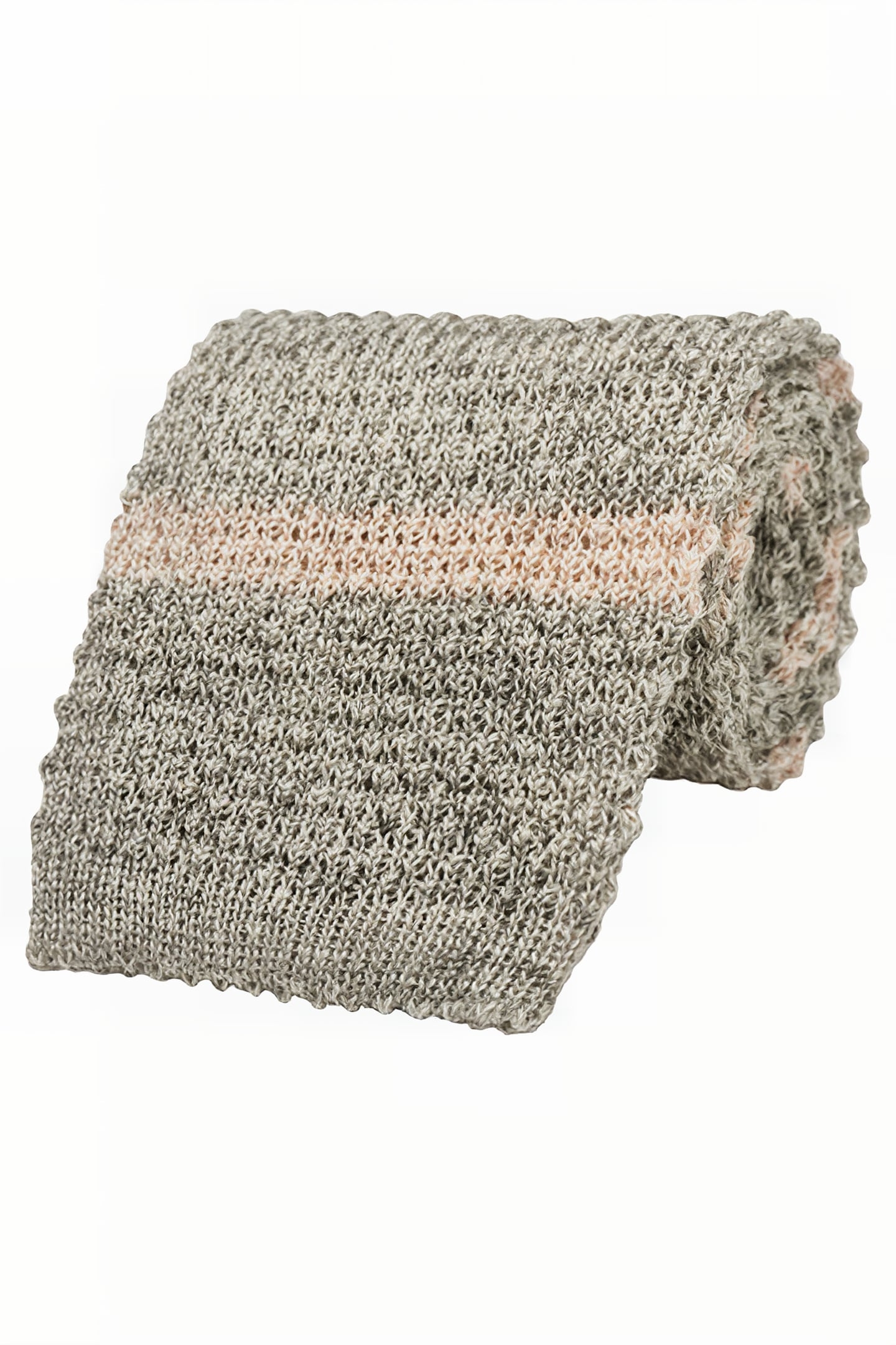 GREY KNITTED TIE 1
