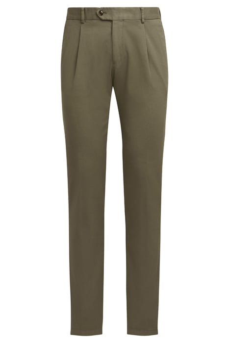 MID GREEN PLEATED CAMPO CHINO 7