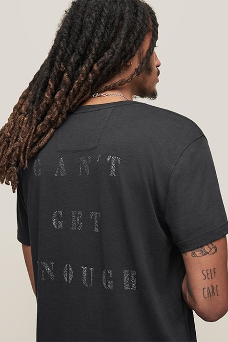 SS CREW TEE - BAD COMPANY LOGO BLACK 6