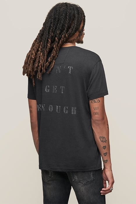 SS CREW TEE - BAD COMPANY LOGO BLACK 2