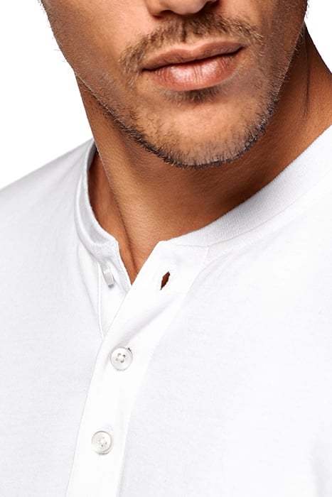 WHITE HENLEY T SHIRT 3
