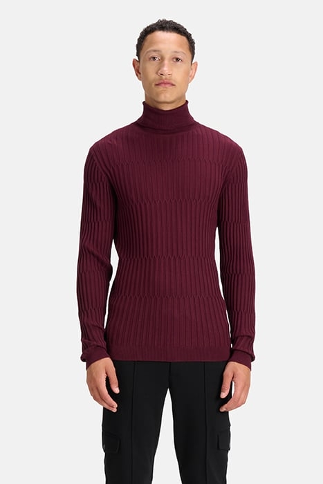MA-SBSTRIPED ROLLNECK WINERED 2