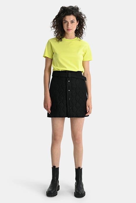 LM-SBQUILTED SKIRT BLACK 3