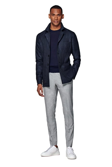 NAVY GREENWICH SHIRT JACKET 4