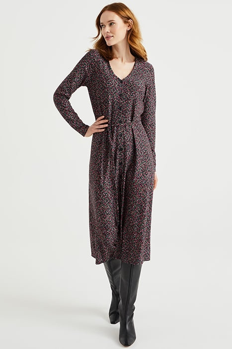 DRESS MIDI MOSS GREEN 2